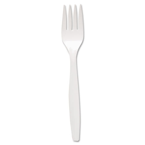 Dart® Regal Mediumweight Cutlery, Full-size, Teaspoon, White, 1000-carton freeshipping - TVN Wholesale