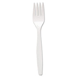 Dart® Regal Mediumweight Cutlery, Full-size, Teaspoon, White, 1000-carton freeshipping - TVN Wholesale