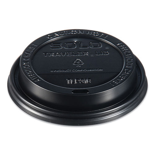 Dart® Traveler Cappuccino Style Dome Lid, Polystyrene, Fits 10 Oz To 24 Oz Hot Cups, White, 100-pack, 10 Packs-carton freeshipping - TVN Wholesale