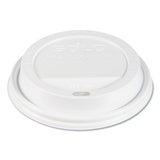 Dart® Traveler Cappuccino Style Dome Lid, Polystyrene, Fits 10 Oz To 24 Oz Hot Cups, White, 100-pack, 10 Packs-carton freeshipping - TVN Wholesale