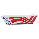 Paper Food Baskets, 0.5 Lb Capacity, 4.58 X 3.2 X 1.25, Red-white Checkerboard, 1,000-carton