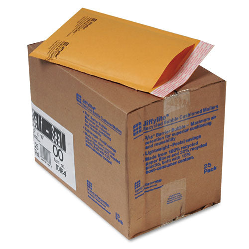 Sealed Air Jiffylite Self-seal Bubble Mailer, #00, Barrier Bubble Lining, Self-adhesive Closure, 5 X 10, Golden Brown Kraft, 25-carton freeshipping - TVN Wholesale