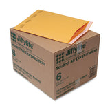 Sealed Air Jiffylite Self-seal Bubble Mailer, #6, Barrier Bubble Lining, Self-adhesive Closure, 12.5 X 19, Golden Brown Kraft, 50-carton freeshipping - TVN Wholesale