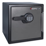 Sentry® Safe Fire-safe With Digital Keypad Access, 1.23 Cu Ft, 16.38w X 19.38d X 17.88h, Gunmetal freeshipping - TVN Wholesale