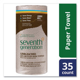 Seventh Generation® Natural Unbleached 100% Recycled Paper Kitchen Towel Rolls,11 X 9,120 Sheets-rl,30 Rl-ct freeshipping - TVN Wholesale