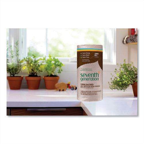 Seventh Generation® Natural Unbleached 100% Recycled Paper Kitchen Towel Rolls, 11 X 9, 120 Sheets-roll freeshipping - TVN Wholesale