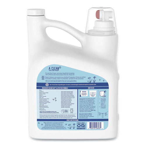 Seventh Generation® Natural 2x Concentrate Liquid Laundry Detergent, Free-clear, 99 Loads,150oz,4-ct freeshipping - TVN Wholesale