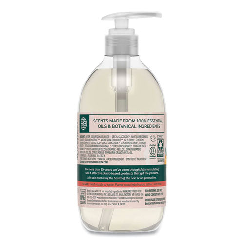 Seventh Generation® Natural Hand Wash, Mandarin Orange And Grapefruit, 12 Oz Pump Bottle, 8-carton freeshipping - TVN Wholesale