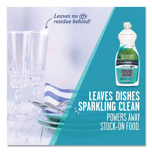Seventh Generation® Natural Dishwashing Liquid, Ultra Power Plus, Fresh Citrus, 22 Oz Bottle, 12-ct freeshipping - TVN Wholesale