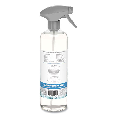 Seventh Generation® Natural Glass And Surface Cleaner, Free And Clear-unscented, 23 Oz Trigger Spray Bottle freeshipping - TVN Wholesale