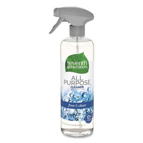 Seventh Generation® Natural All-purpose Cleaner, Free And Clear-unscented, 23 Oz Trigger Spray Bottle, 8-carton freeshipping - TVN Wholesale