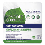 Seventh Generation® Professional Disinfecting Kitchen Cleaner, Lemongrass Citrus, 1 Gal Bottle, 2-carton freeshipping - TVN Wholesale