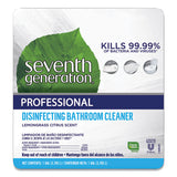 Seventh Generation® Professional Disinfecting Bathroom Cleaner, Lemongrass Citrus, 1 Gal Bottle, 2-carton freeshipping - TVN Wholesale
