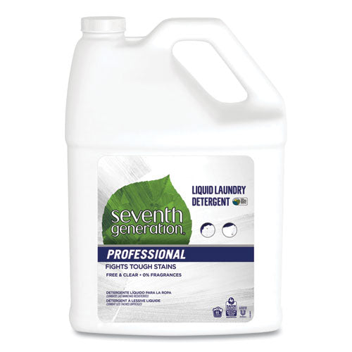 Seventh Generation® Professional Liquid Laundry Detergent, Free And Clear Scent, 1 Gal Bottle freeshipping - TVN Wholesale