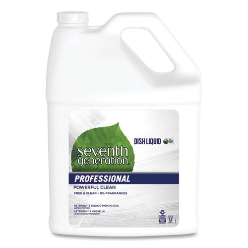 Seventh Generation® Professional Dishwashing Liquid, Free And Clear, 1 Gal Bottle freeshipping - TVN Wholesale
