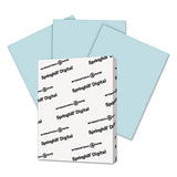 Springhill® Digital Index Color Card Stock, 90lb, 8.5 X 11, Blue, 250-pack freeshipping - TVN Wholesale