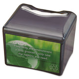 San Jamar® Venue Napkin Dispenser W-advertising Inset, 6 1-2x6 1-8x6 8-9, Cap: 200, Black freeshipping - TVN Wholesale