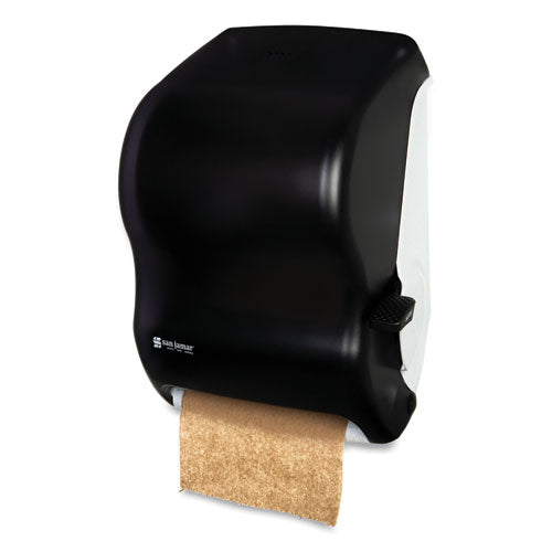 San Jamar® Lever Roll Towel Dispenser, Classic, 12.94 X 9.25 X 16.5, Transparent Black Pearl freeshipping - TVN Wholesale