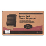 San Jamar® Lever Roll Towel Dispenser, Classic, 12.94 X 9.25 X 16.5, Transparent Black Pearl freeshipping - TVN Wholesale