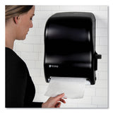 San Jamar® Lever Roll Towel Dispenser, Classic, 12.94 X 9.25 X 16.5, Transparent Black Pearl freeshipping - TVN Wholesale