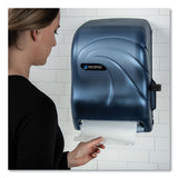 San Jamar® Lever Roll Towel Dispenser, Oceans, 12.94 X 9.25 X 16.5, Arctic Blue freeshipping - TVN Wholesale
