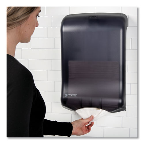 San Jamar® Ultrafold Multifold-c-fold Towel Dispenser, Classic, 11.75 X 6.25 X 18, Black Pearl freeshipping - TVN Wholesale