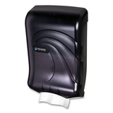 San Jamar® Ultrafold Multifold-c-fold Towel Dispenser, Oceans, 11.75 X 6.25 X 18, Transparent Black Pearl freeshipping - TVN Wholesale
