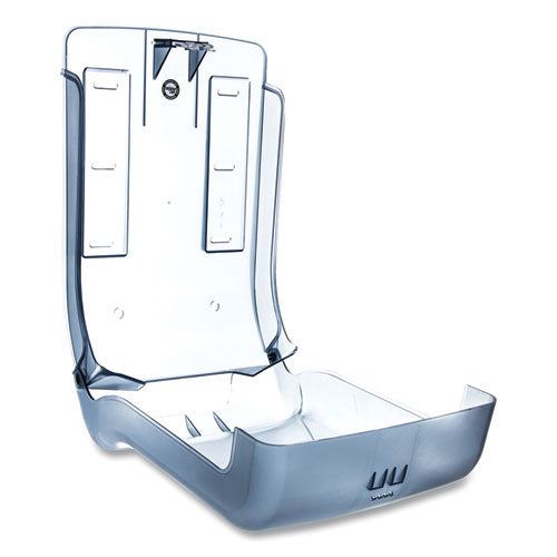 San Jamar® Ultrafold Multifold-c-fold Towel Dispenser, Oceans, 11.75 X 6.25 X 18, Arctic Blue freeshipping - TVN Wholesale
