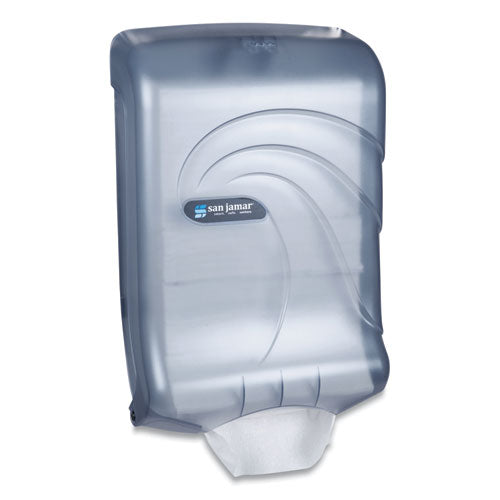 San Jamar® Ultrafold Multifold-c-fold Towel Dispenser, Oceans, 11.75 X 6.25 X 18, Arctic Blue freeshipping - TVN Wholesale