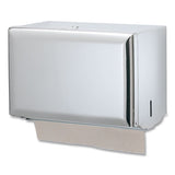 San Jamar® Singlefold Paper Towel Dispenser, 10.75 X 6 X 7.5, Chrome freeshipping - TVN Wholesale