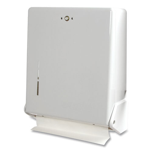 San Jamar® True Fold C-fold-multifold Paper Towel Dispenser, 11.63 X 5 X 14.5, White freeshipping - TVN Wholesale