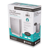 San Jamar® True Fold C-fold-multifold Paper Towel Dispenser, 11.63 X 5 X 14.5, Chrome freeshipping - TVN Wholesale