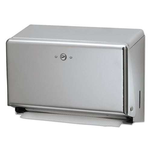 San Jamar® Mini C-fold-multifold Towel Dispenser, 11.13 X 3.88 X 7.88, Chrome freeshipping - TVN Wholesale