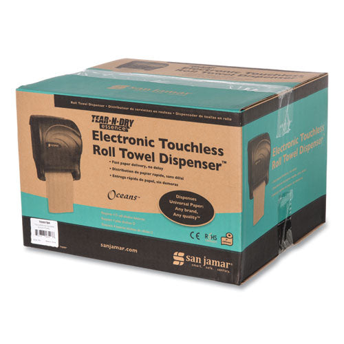 San Jamar® Tear-n-dry Essence Touchless Towel Dispenser, 11.75 X 9.13 X 14.44, Black Pearl freeshipping - TVN Wholesale