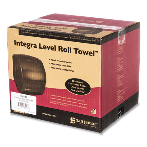 San Jamar® Integra Lever Roll Towel Dispenser, 11.5 X 11.25 X 13.5, Black Pearl freeshipping - TVN Wholesale