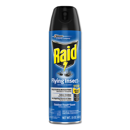 Raid® Flying Insect Killer, 15 Oz Aerosol, 12-carton freeshipping - TVN Wholesale