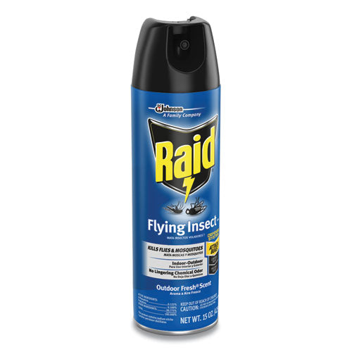 Raid® Flying Insect Killer, 15 Oz Aerosol, 12-carton freeshipping - TVN Wholesale