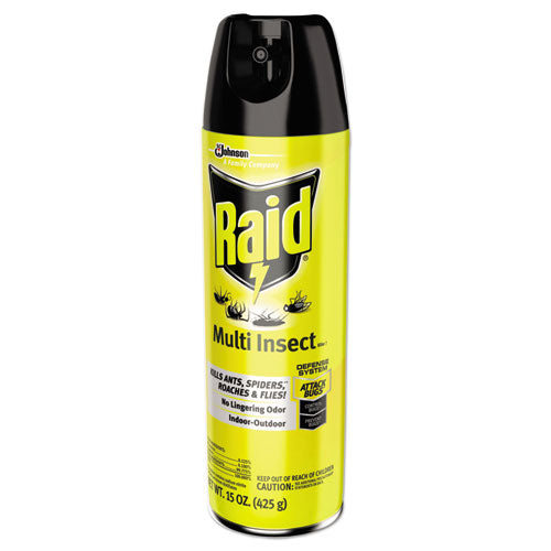 Raid® Multi Insect Killer, 15 Oz Aerosol Can, 12-carton freeshipping - TVN Wholesale