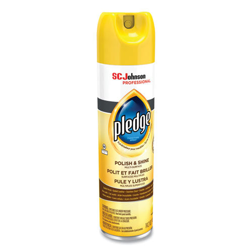 Pledge® Furniture Polish, Lemon, 14.2 Oz Aerosol Spray freeshipping - TVN Wholesale