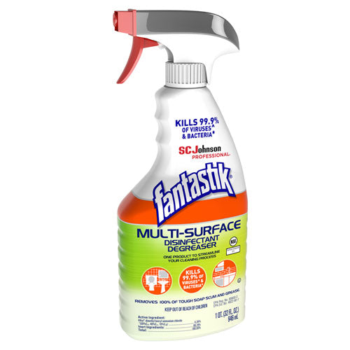 Fantastik® Multi-surface Disinfectant Degreaser, Herbal, 32 Oz Spray Bottle, 8-carton freeshipping - TVN Wholesale