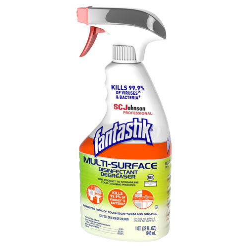 Fantastik® Multi-surface Disinfectant Degreaser, Herbal, 32 Oz Spray Bottle, 8-carton freeshipping - TVN Wholesale