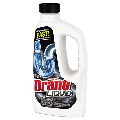 Drano® Liquid Drain Cleaner, 32 Oz Safety Cap Bottle, 12-carton freeshipping - TVN Wholesale