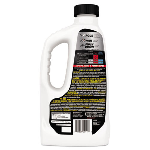 Drano® Liquid Drain Cleaner, 32 Oz Safety Cap Bottle, 12-carton freeshipping - TVN Wholesale