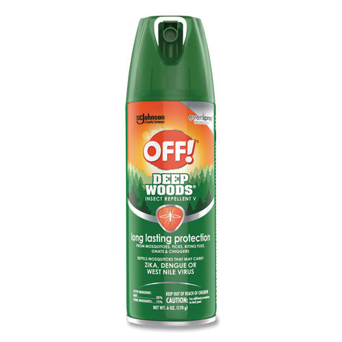 OFF!® Deep Woods Insect Repellent, 6 Oz Aerosol, 12-carton freeshipping - TVN Wholesale