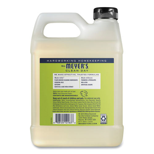 Mrs. Meyer's® Clean Day Liquid Hand Soap, Lemon, 33 Oz, 6-carton freeshipping - TVN Wholesale