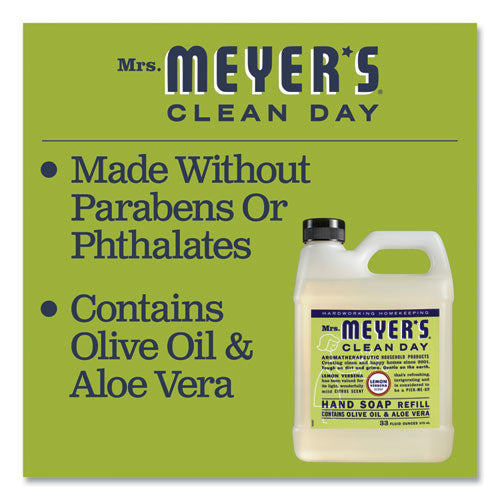 Mrs. Meyer's® Clean Day Liquid Hand Soap, Lemon, 33 Oz, 6-carton freeshipping - TVN Wholesale