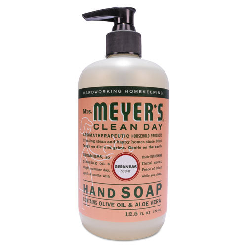 Mrs. Meyer's® Clean Day Liquid Hand Soap, Geranium, 12.5 Oz, 6-carton freeshipping - TVN Wholesale
