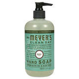 Mrs. Meyer's® Clean Day Liquid Hand Soap, Basil, 12.5 Oz, 6-carton freeshipping - TVN Wholesale