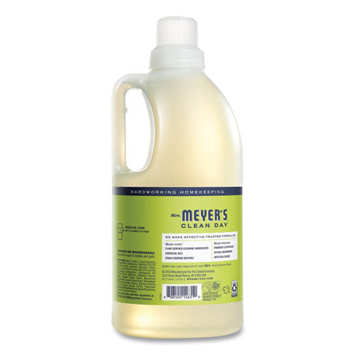 Mrs. Meyer's® Liquid Laundry Detergent, Lemon Verbena Scent, 64 Oz Bottle, 6-carton freeshipping - TVN Wholesale