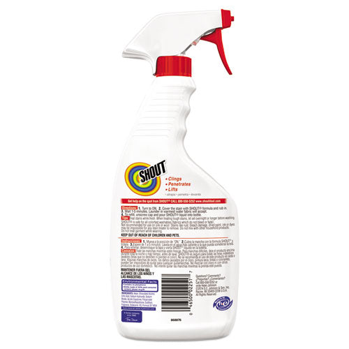 Shout® Laundry Stain Treatment, 22 Oz Spray Bottle, 8-carton freeshipping - TVN Wholesale